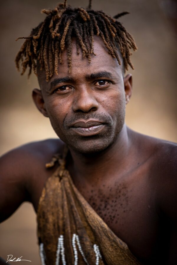 portrait of a tribal chief in Africa