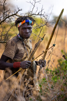 east african man hunting