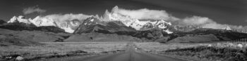 The road to Fitz Roy bw 60in