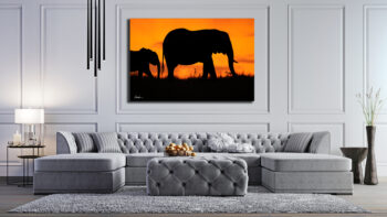 glowing Serengeti unframed