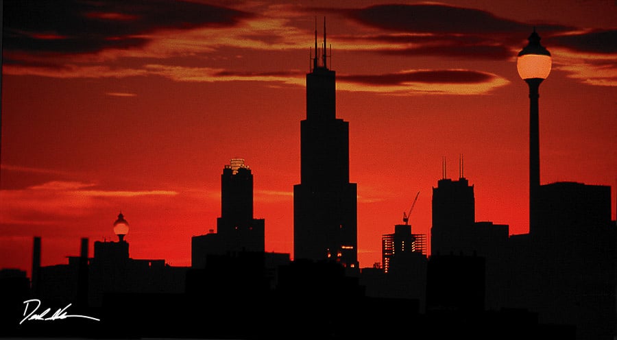 red sky chicago 