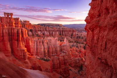 Sunrise photo of Bryce Canyon